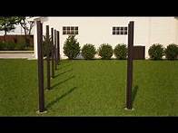 Video thumbnail for SLIPFENCE Composite Horizontal 6 ft. Installation Video.