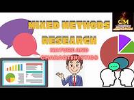 Video thumbnail for Mixed Methods Design: Nature and Characteristics ~GM Lectures