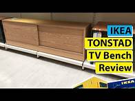 Video thumbnail for Ikea TONSTAD TV Bench, quick review