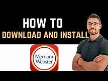 Video thumbnail for ✅ How to Download and Install Merriam-Webster Dictionary+ App (Full Guide)
