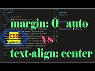 Video thumbnail for margin: 0 auto Vs text-align: center | CSS Explained | #smartcode