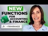 Video thumbnail for 10 Excel Accounting & Finance Formulas That Will Set You Apart (+Cheat Sheet)