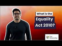 Video thumbnail for What is the Equality Act 2010?