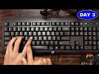 Video thumbnail for Learn English Typing in 10 Days - (Day 3) | Free Typing Lessons | Touch Typing Course| Tech Avi