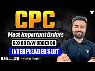 Video thumbnail for Section 88 r/w Order 35 CPC - Interpleader Suit | Code of Civil Procedure | Vishal Singh
