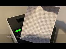 Video thumbnail for Printable Graph Paper - How To Print Grid Paper from your computer for free