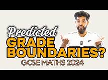 Video thumbnail for GCSE Maths Grade Boundaries 2024!