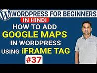 Video thumbnail for How to Add Google Map in Wordpress Website | WordPress Tutorials