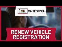 Video thumbnail for How to Renew Vehicle Registration Online California