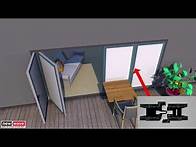 Video thumbnail for New Wave slide and swing doors