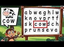 Video thumbnail for Three Letter Sight Word Search for Kids