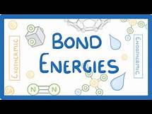 Video thumbnail for GCSE Chemistry - Bond Energies (Higher tier)