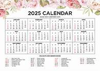 Video thumbnail for Free Printable Floral Calendar 2025 - Wiki Calendar