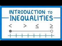 Video thumbnail for GCSE Maths - What are Inequalities? (Inequalities Part 1)