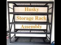 Video thumbnail for Husky Storage Rack Assembly | Heavy duty shelf | Home Depot