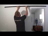 Video thumbnail for How to: Install Sliding Barn Door Hardware - Rustic 100 by P C Henderson