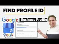 Video thumbnail for How to Find Google Business Profile ID | How to Find Your Profile Id in Google My Business