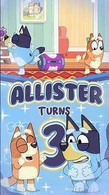 Video thumbnail for Bluey Birthday Video Invitation Animated