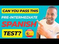 Video thumbnail for Spanish Level Test A2 | Test Your Spanish for Pre-intermediate! With Answers & Explanations