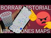 Video thumbnail for 🌍❌ Como ELIMINAR tu HISTORIAL de UBICACIONES de GOOGLE MAPS FÁCIL y RÁPIDO