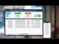 Video thumbnail for Risk Management Planner Checklist in Excel