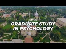 Video thumbnail for APA's Graduate Study in Psychology