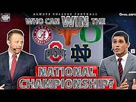 Video thumbnail for REACTION to CFP rankings & who can actually WIN the National Championship! | Always College Football