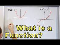Video thumbnail for 06 - What is a Function in Math? (Learn Function Definition, Domain & Range in Algebra)