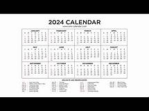 Video thumbnail for Free Year 2024 Calendar Printable with Holidays - Wiki Calendar