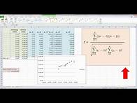 Video thumbnail for How To... Calculate a Correlation Coefficient (r) in Excel 2010