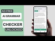 Video thumbnail for Best Free Ai Grammar Checker App for Android