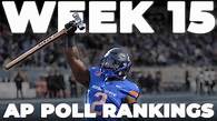 Video thumbnail for College Football Rankings After Week 15 AP Poll: Notre Dame Pushes Past Texas and Tennessee to Claim High Rank, Colorado on the Brink