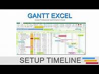 Video thumbnail for How to Setup the Gantt Timeline in your Gantt Chart