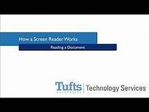 Video thumbnail for How a Screen Reader Works: Reading a Document