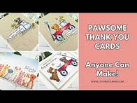 Video thumbnail for Easy Thank You Cards: Beginner Friendly Dog Gone Cute Projects