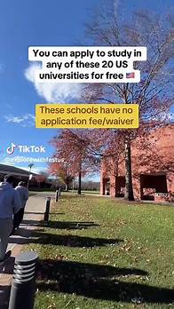 Video thumbnail for 20 U.S. Universities Offering Graduate Application Fee Waivers
