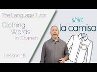 Video thumbnail for Clothing in Spanish: Words You Need to Know