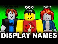 Video thumbnail for UPDATED! DISPLAY NAME TRICKS ARE SO EASY NOW! (Roblox Logo, Japanese, Chinese, Spaced)