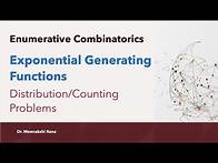 Video thumbnail for Exponential Generating Function | Counting Problems