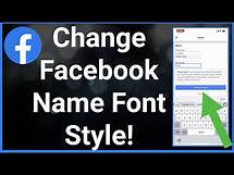 Video thumbnail for How To Change Facebook Name Font Style