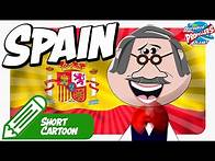 Video thumbnail for Spain for Kids - Facts and more about Spain from Professor Propeller (animated)