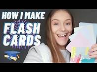 Video thumbnail for How I Make Flashcards | University of Leeds Microbiology Student ~ Biology with Gracie