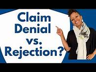 Video thumbnail for Claim Denial vs Rejection? What's the difference? | Medical Billing