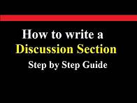 Video thumbnail for how to write a discussion section in a research paper | MEANING | step by step guide
