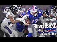 Video thumbnail for Baltimore Ravens vs Buffalo Bills Divisional Round FULL GAME | 2024 NFL Season