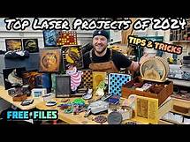 Video thumbnail for Best Laser Projects of 2024: Laser Cutter & Engraver Ideas for All Levels, Free Files, Tips & Tricks