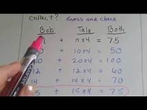 Video thumbnail for Grade 5 Math #2.9, Problem Solving Strategies