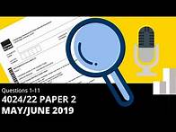 Video thumbnail for O-Level Math D May June 2019 Paper 2 4024/22