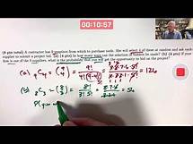 Video thumbnail for Probability and Statistics Exam 1 Review Problems and Solutions