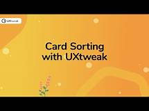 Video thumbnail for Card Sorting with UXtweak: Step-by-Step Guide